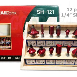 Mailtank SH-121 Router Bit Set (12pcs)