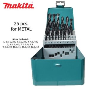 Makita D-54097 HSS-R Metal Drill Bit Set 25 pcs.