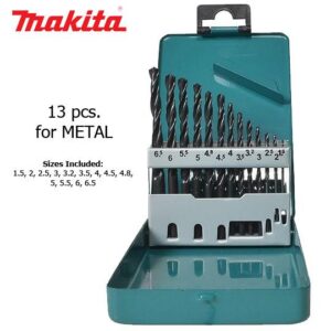 Makita D-54075 HSS-R Metal Drill Bit Set 13 pcs.