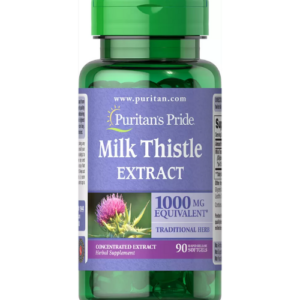 Puritan's Pride Milk Thistle Extract 1000mg 90 Softgels