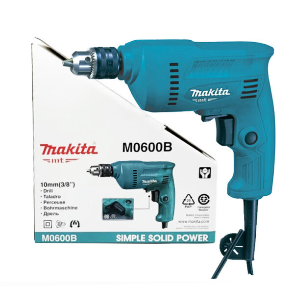 Makita MT M0600B Hand Drill 3/8" 350W