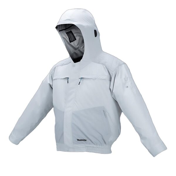 Makita DFJ407Z Cordless Fan Jacket, Titanium-coated Polyester w/ hood (LXT-CXT) [Bare]