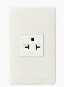 Omni P-WEA-401 Aircon Tandem Outlet in Plate (Flush Type)