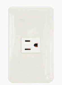 Omni P1-EG Convenience Outlet with Ground in Plate (Flush Type)