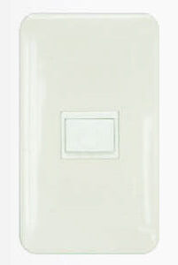 Omni P1-S13 1-Way Switch in Plate (Flush Type)