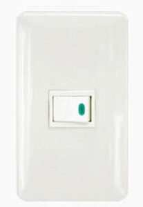 Omni P1-S14 1-Way Illuminated Switch in Plate (Flush Type)