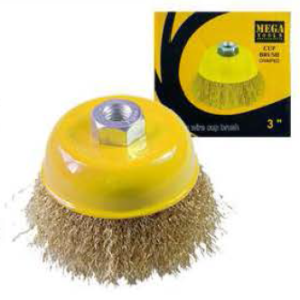 Megatools Crimped Wire Cup Brush