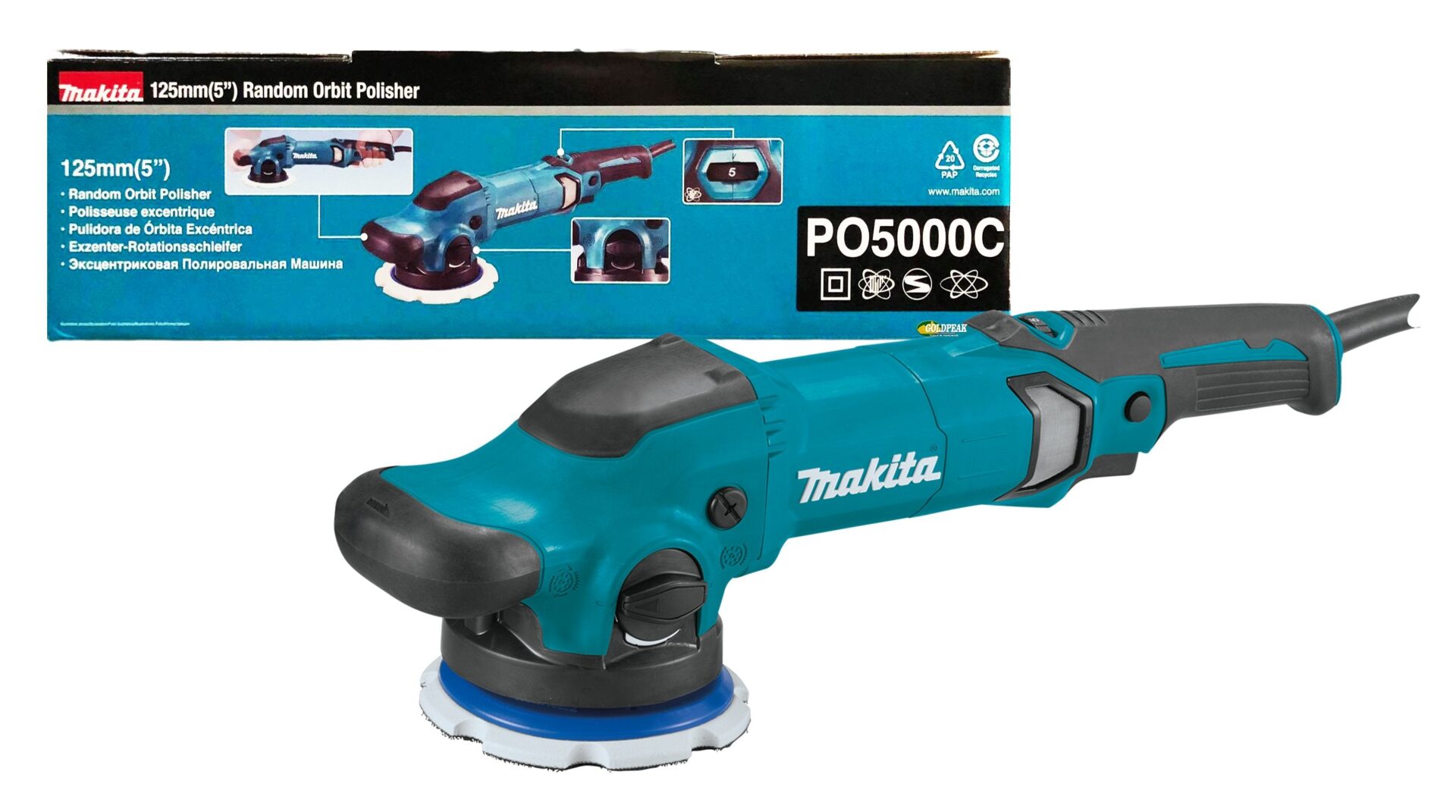 Pulidora Orbital 5 900W Makita