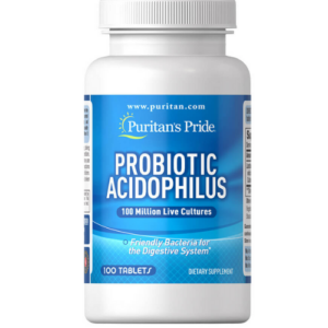 Puritan's Pride Probiotic Acidophilus 100 Tablets