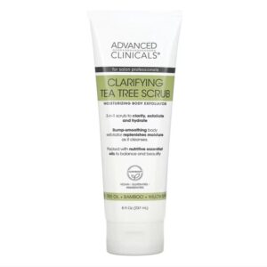Advanced Clinicals, Clarifying Tea Tree Scrub, 8 fl oz (237 ml)