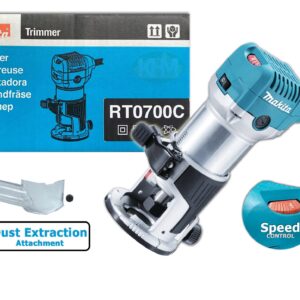 Makita RT0700C Palm Router 1/4" (Variable Speed) 710W