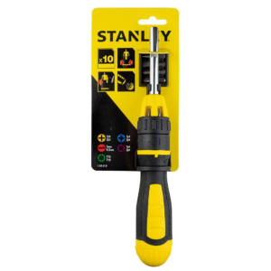 Stanley 68-010 Multibit Ratcheting Screwdriver (10 bits)