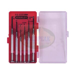 Stanley 66-039 Precision Screwdriver Set Red Case