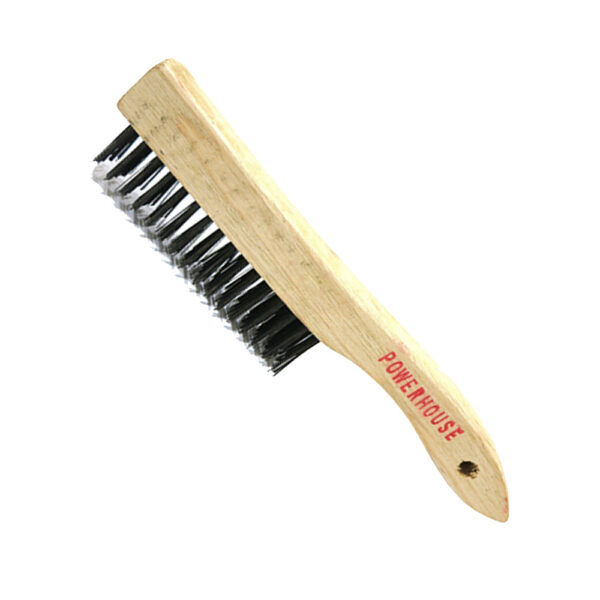 Powerhouse Steel Brush (Wood Handle)