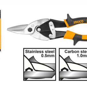 Ingco HTSN0110S Aviation Snip Straight 10"