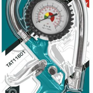 Total TAT11601 Tire Inflator Gun with Gauge