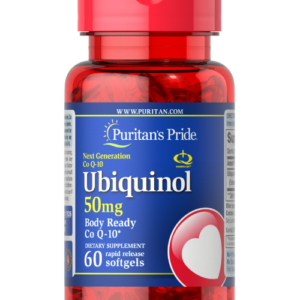Puritan's Pride Ubiquinol 50mg 60 Softgels