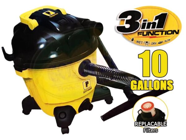 Powerhouse PH09-10 GAL Wet & Dry Vacuum Cleaner