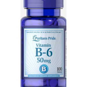 Puritan's Pride Vitamin B 6 50mg 100 tablets