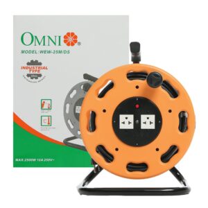Omni WEW-25M/DS Industrial Extension Cable Reel
