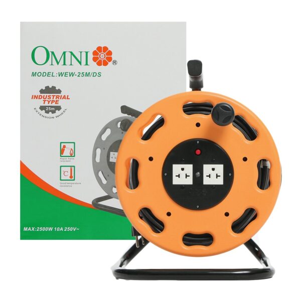 Omni WEW-25M/DS Industrial Extension Cable Reel