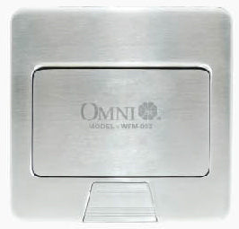 Omni WFM-003 Floor Mounted Outlet Square 16A 250V - Duplex Outlet