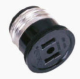 Omni WFP-001 Bulb Socket Adapter to Female Plug 3A 250V