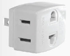 Omni WOA-003 Octopus Adapter 10A 250V Triple Flat to Flat Pin