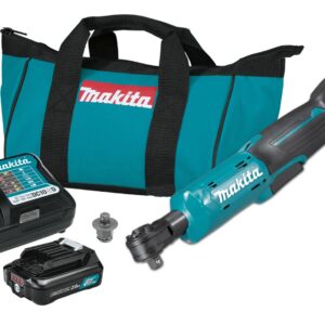Makita WR100DWYE 12V Cordless Ratchet Wrench (CXT-Series)