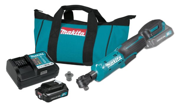 Makita WR100DWYE 12V Cordless Ratchet Wrench (CXT-Series)