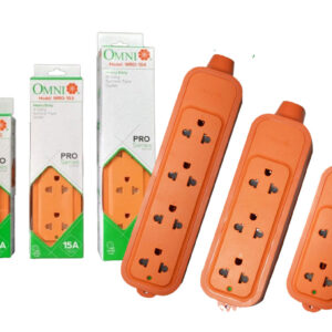 Omni WRO Heavy Duty Surface Type ABS-PVC Plastic Outlet 3750W 15A 250V