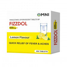 Fizzdol effervescent tablet 500mg quick relief of fever and aches