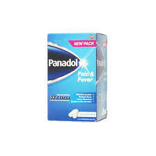 Panadol 10 Caplet Paracetamol 500mg Reduces Pain & Fever