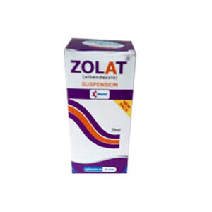 Zolat Suspension Albendazole 20ml Clear Worms