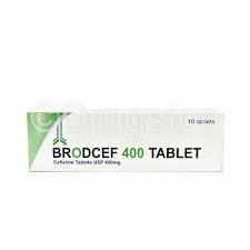 Brodcef Cefixime 400mg 10 Tablet