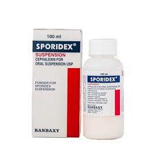 Sporidex Cephalaxin Oral Suspension 125mg 100ml