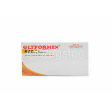 Glyformin Metformin 500mg Used to reduce the high blood sugar