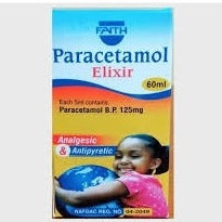 Paracetamol Elixir 60ml syrop Fast Relief from Pains and Fever