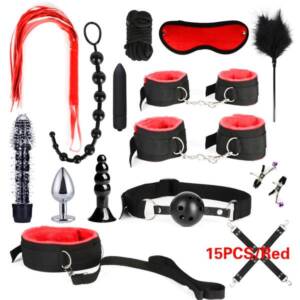 BDSM/BONDAGE KIT RED