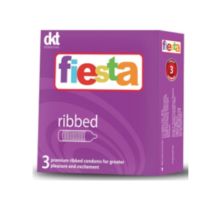 FIESTA RIBBED CONDOM ( A box of 12packs)