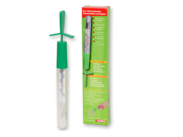 GIMA ECOLOGICAL THERMOMETER with shake-down aid (SHIPPED FROM ABROAD)