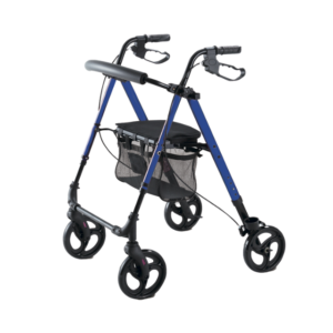 LIGHTWEIGHT ROLLATOR - foldable - blue (SHIPPED FROM ABROAD)