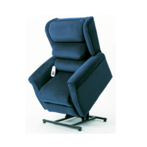 GINEVRA LIFT ARMCHAIR 2 motors - blue (SHIPPED FROM ABROAD)