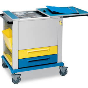 RECORD HOLDERS TROLLEY - sliding top*(shipped from ABROAD)