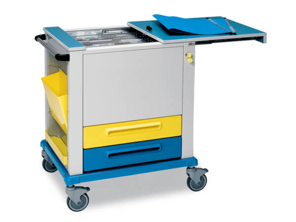 RECORD HOLDERS TROLLEY - sliding top*(shipped from ABROAD)