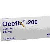 Ocefix 200mg - Cefixime 10 Tablets