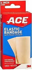 ACE ELASTIC BANDAGE+HOOK CLOSURE