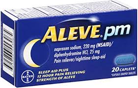 ALEVE PM 220MG 20CAPLETS