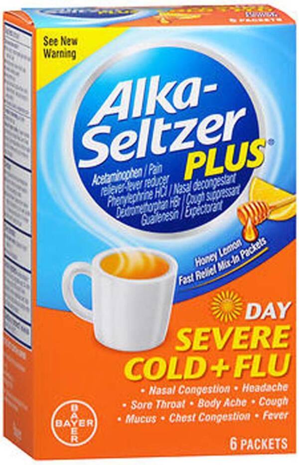 ALKA-SELTZER PLUS DAY*6PACKETS