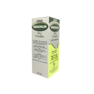 Adult Greenlin Dry Coughs With Congestion Non-Drowsy Sugar Free, 100ml
